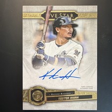 Topps Five Star #FSA-KHP Keston Hiura Milwaukee Brewers Autograph Insert 2021