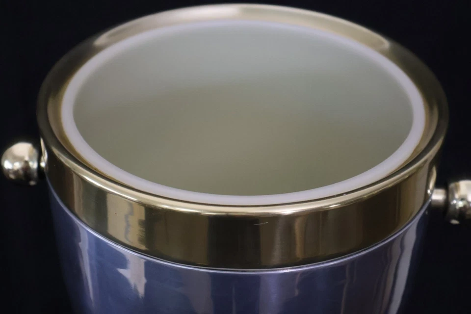 Art Deco镀铬香槟桶带支架 — 第 4/4 张图片