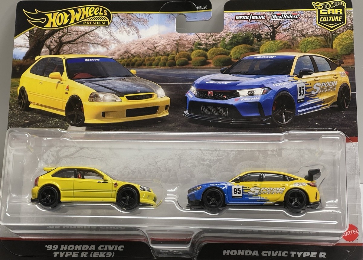 ミニカー hotwheels Spoon CIVIC TYPE-R Spoon USA Hot Wheels Spoon Civic Type R FL5 Race Model Car