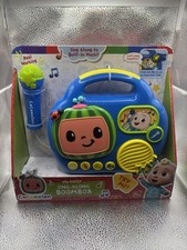 Cocomelon JJ My First Sing-Along Boombox with Built in Mic