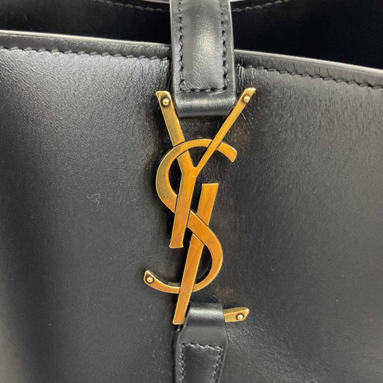 Borsa a secchiello Saint Laurent Large Le 37 in pelle donna nera taglia unica