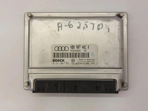 AUDI A6 4F2, C6 Motorsteuergerät ECU 0281001931 28RTE282 4B0907401K 34448228