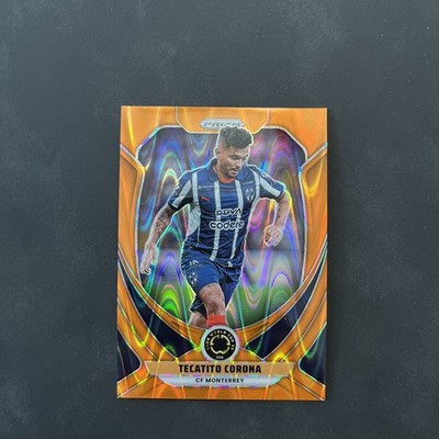 2025 Panini Prizm Fifa World Cup Tecatito Corona Orange Seismic /199 #64