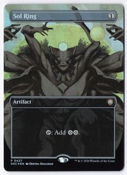 Sol Ring (Borderless) Foil Promo #427 - Commander: Secrets of Strixhaven