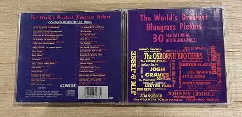 The World's Greatest Bluegrass Pickers CD Various Artists CMH Records - Picture 1 of 3