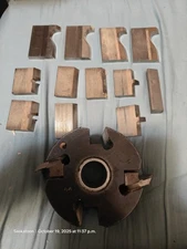 FS Tool 122x80x40 Corrugated Shaper Moulder Cutterhead with Guhdo Knives 1...