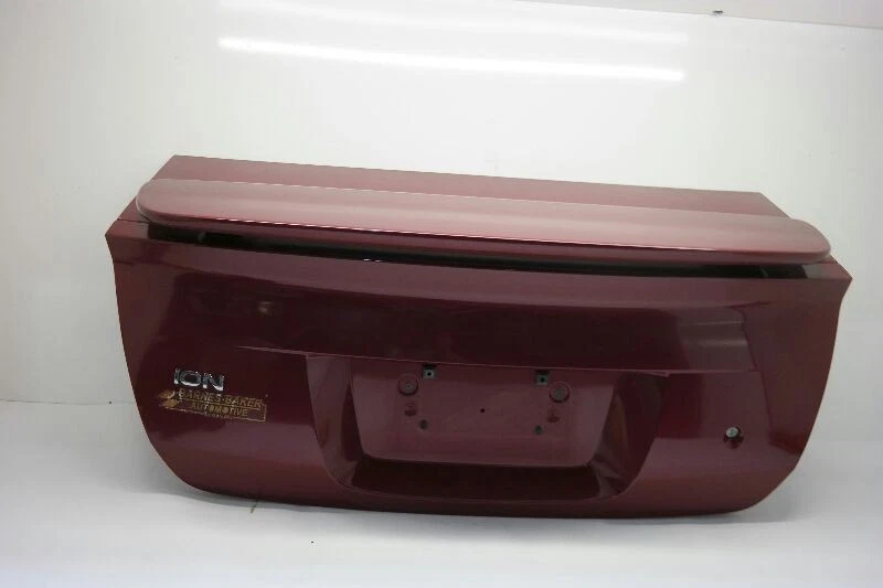 2003-2007 Saturn Ion Sedan Trunk Deck Lid W Spoiler Red - Изображение 2 из 4
