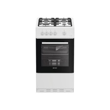 Image of Indesit 50cm Gas Cooker - White I5G1KMW