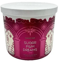 Goose Creek Sugar Plum Dreams 3-Wick Candle 14.5 oz Christmas Holiday Gumdrops