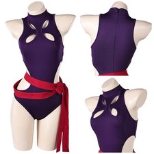 Psylocke Cosplay Swimsuit Comic Superhero Costume Halloween Bathing Outfits