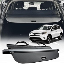 for 2014-2018 Toyota RAV4 Cargo Cover, Carbon Fiber Look Cargo Cover for Toyo...