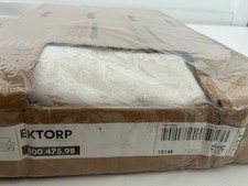 NEW - IKEA Ektorp 2 Seat Loveseat Slipcover Blekinge White