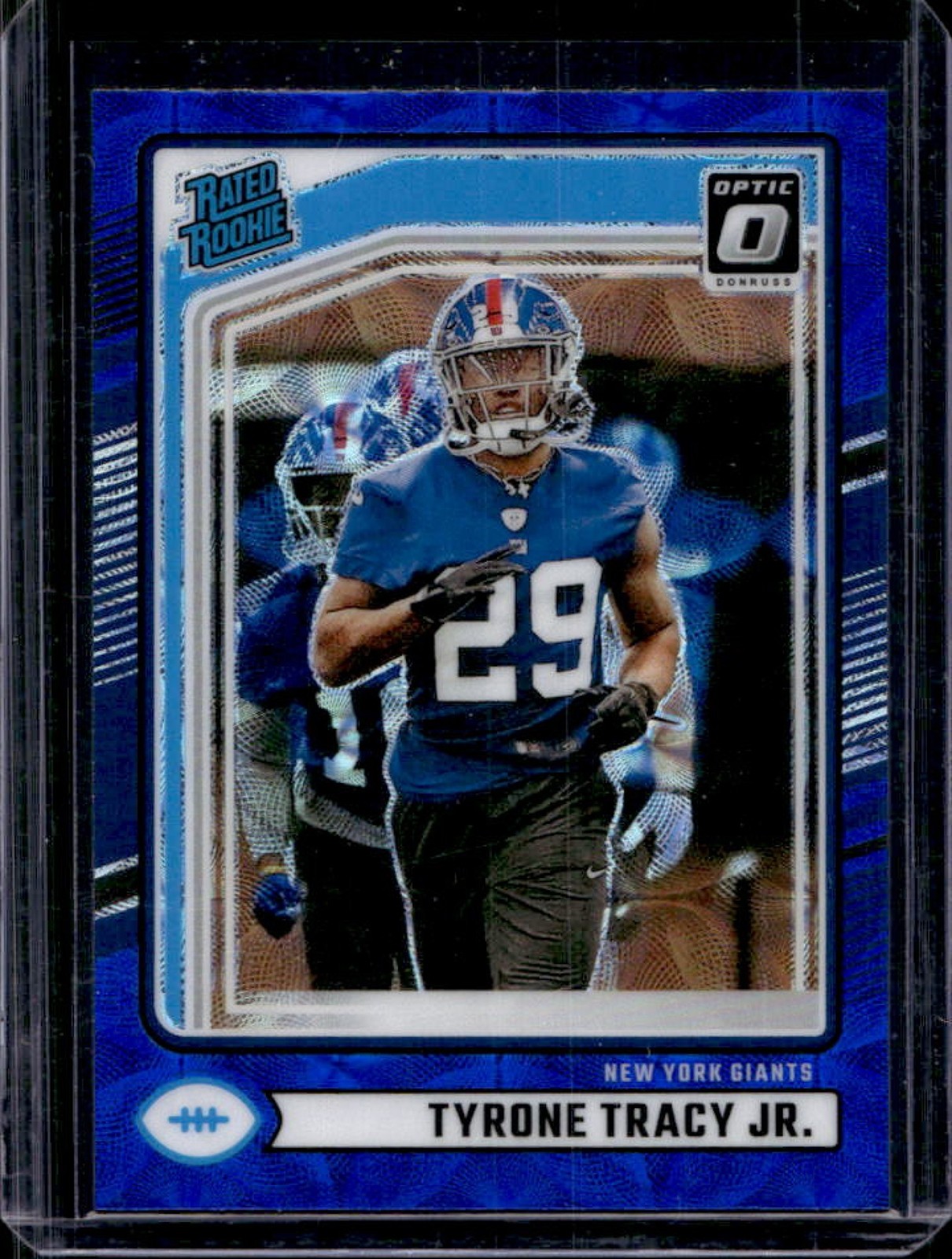 2024 Donruss Tyrone Tracy Jr. Optic Rated Rookie Preview Blue Scope #364 Giants