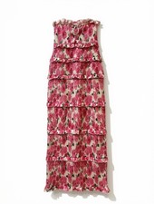 Show Me Your Mumu Stella Smocked Dress Pink Floral Soiree Print Mini Dress