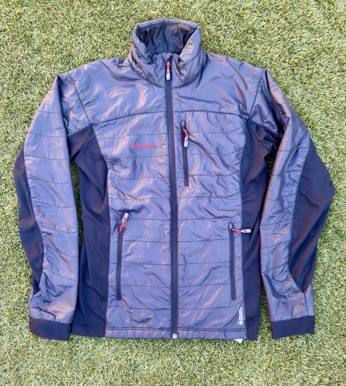 Mammut Guye Polartec Alpha Hybrid Jacket Mens M Pertex Quantum Insulated Black