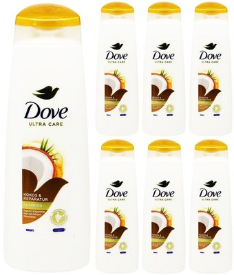 Dove Ultra Care Shampoo Kokos & Reparatur 250ml 7x 250ml