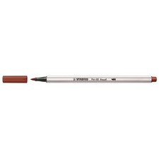 STABILO Pen 68 Brush Pens Pack of 3 Brown