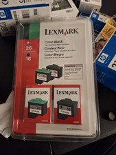 Lexmark Ink Cartridge 26 Color 16 Black High Capacity