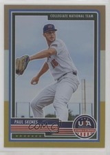 2023 USA Baseball Stars & Stripes Bronze Silver and Gold Prizm Paul Skenes b6y