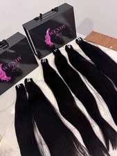 Raw Vietnamese bone straight bundle Unprocessed human hair 22”