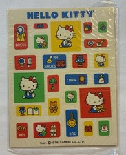 Hello Kitty Artbloom Seal Stickers 1976 Sanrio New In Package 
