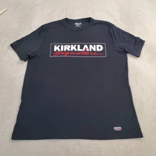 Kirkland Signature Shirt Mens Large Womens Extra Large Black Costco Spellout