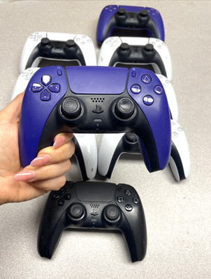 9X *AS IS* Sony PlayStation CFI-ZCT1W  Wireless Controllers/TESTED TO POWER ONLY