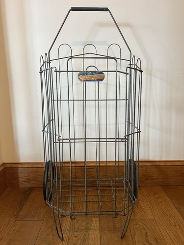 Vintage 1950s Dennis Mitchell Industries Phila PA Pres Toe Folding Cart
