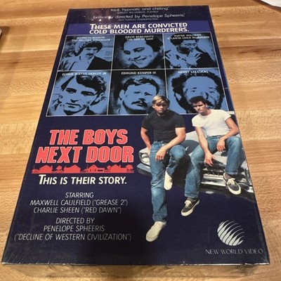 Rare VHS Sealed The Boys Next Door 1985 NEW WORLD VIDEO Charlie