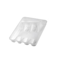 "Keeeper 1016200100000 Besteckkasten \"Pablo\" 5-FäCher, Transparent"