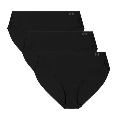UNDER ARMOUR Damen Bikini-Slip, 3er Pack - Pure Stretch No Show Bikini, elast...