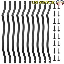 26 Pack Heavy Duty Metal Deck Balusters Wave Arc Stair Railing Spindles New