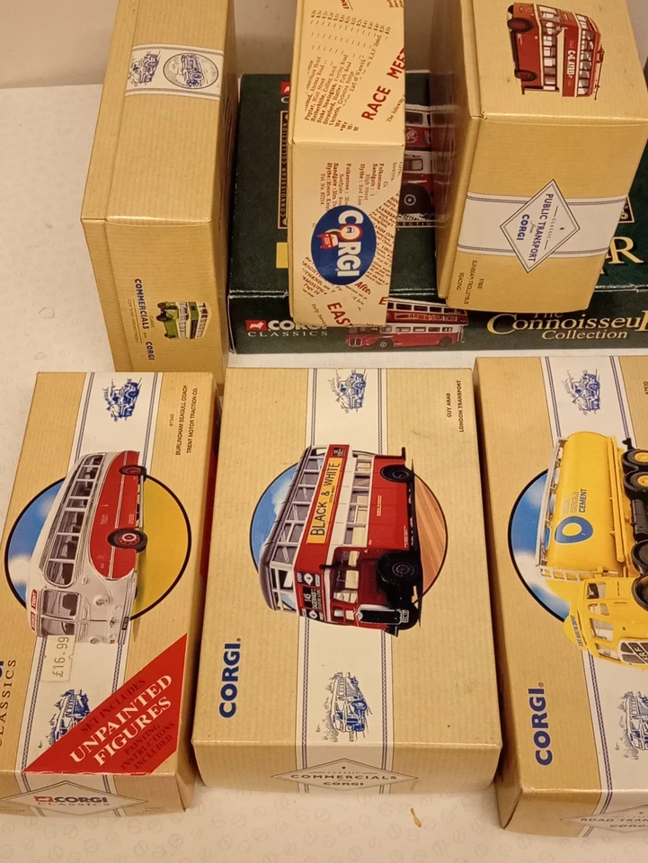 7 CORGI EMPTY ORIGINAL BOXES - Image 2 of 2