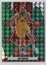 2021-22 Panini Mosaic Green Mosaic Prizm Joe Ingles #136 19pj