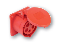 POWER SOCKET SIGN 16/5 STRAIGHT IP44 400V 75X75 315-6F7