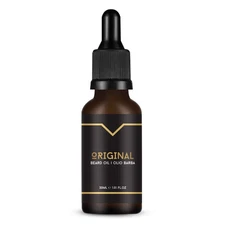Original Beard Care Oil 1 Oz – Whiskey & Wood Scent – Moisturizing & Shine Enhan