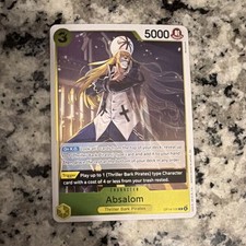 Bandai Absalom OP14-100 One Piece CCG Ranged Rare Character Card