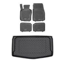 Rezaw-Plast Floor Mats for Mini Cooper Countryman 2010-2016 PE Cargo Liner Blk