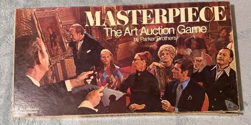 Vtg 1970 Masterpiece The Art Auction Board Game Parker Brothers 100% COMPLETE