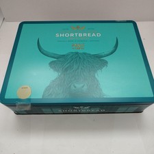 2013 M&S Marks and Spencer Scottish Shortbread Biscuit Tin Cow Design - Empty