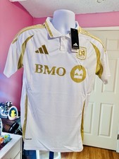Los Angeles  White Gold Soccer Jersey Size S, M, L