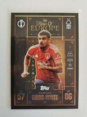 Topps Match Attax CL Extra 2025-26 No. 233 Morgan Gibbs-White Kings of Europe