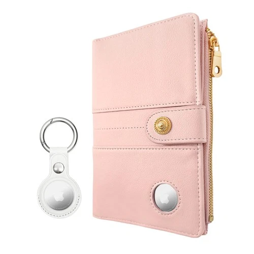 elzama Airtag Passport Holder for Travel Women, RFID Passport Travel Wallet w... - product listing photo