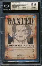 BGS 9.5 2024 One Piece SHANKS Wanted Poster SP OP09-004 Emperors New World ENG
