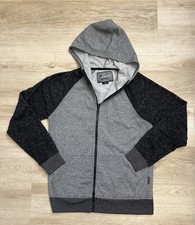 Brooklyn Cloth MFG Co Men's 2-Tone Zip-Up Hoody, Size Medium