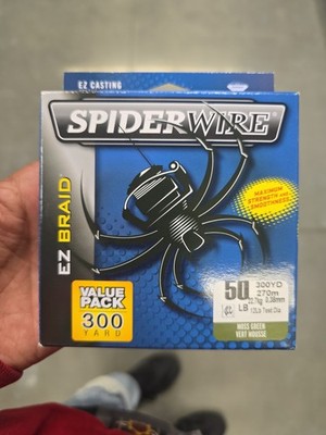 NEW~ SpiderWire EZ Braid 50,30,20,15,10LB 300YD Moss Green Braided Fishing Line 