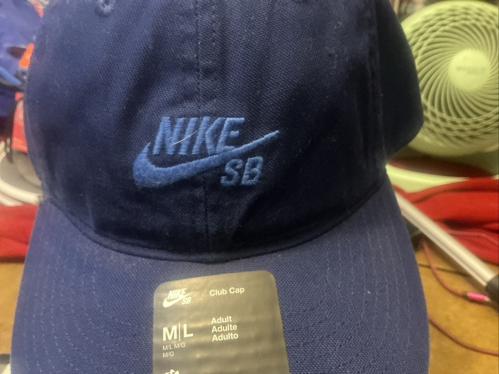 New Nike SB Club Hat Blue (HF7278-492) Size M/L Adjustable S