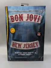 Modellino NECA Ultimate Bon Jovi scivoloso quando bagnato etichetta da appendere piegata