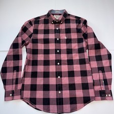 An Original Penguin By Munsingwear Men's Long Sleeve red Plaid Button Up Size M