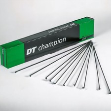 DT Swiss Champion 14 G / 2 MM Spokes Black - Box Of 100 - 262 MM
